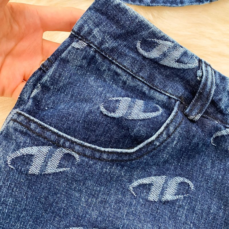 Modepak voor dames, retro temperament, tube top denim vest, tweedelige set, casual hoge taille slanke rechte broek_voghion.com
