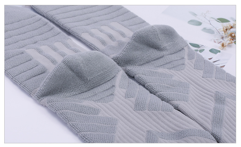 Elite Blue Ball Socks Practical Men's Socks Thickened Ball Socks Non Slip Professional Sports Socks Durable Mid Length Socks Lycra Towel Socks_voghion.com