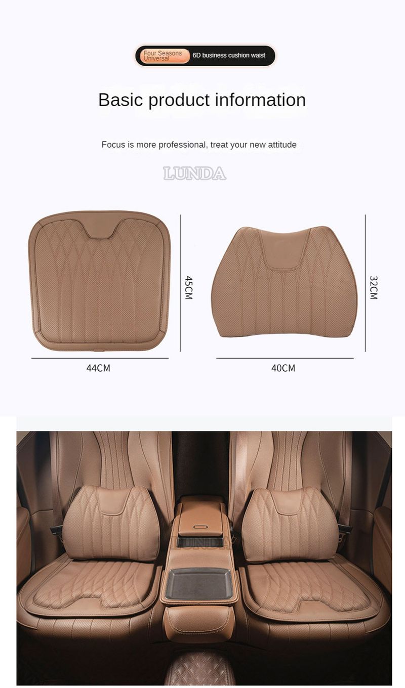 Nova almofada protetora para assento de carro, almofada de apoio lombar para F31 F34 F10 F11 F25 X1 X3 X4 X5 X7 E39 E46 E90_voghion.com