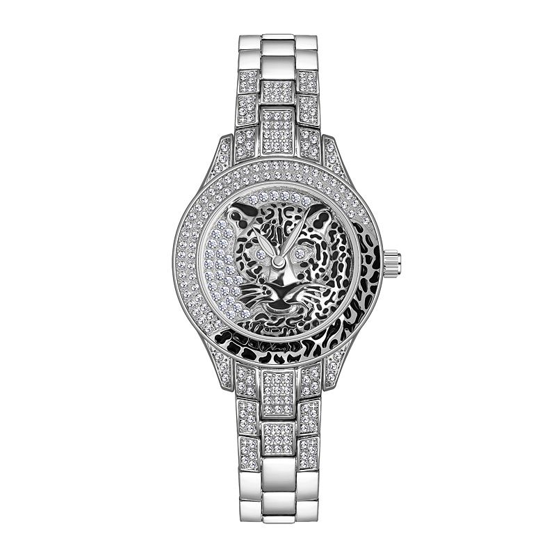 BS New Hot-Selling Chain Fashion Brand Women's Watch Leopard Print Full Diamond 1048L_voghion.com