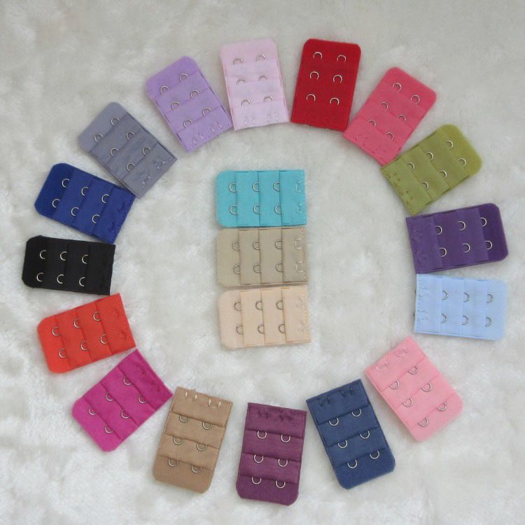 Abbigliamento da donna tre file, due bottoni, fibbia di estensione, fibbia di estensione del reggiseno e della biancheria intima/fibbia di estensione, bottoni a due file_voghion.com