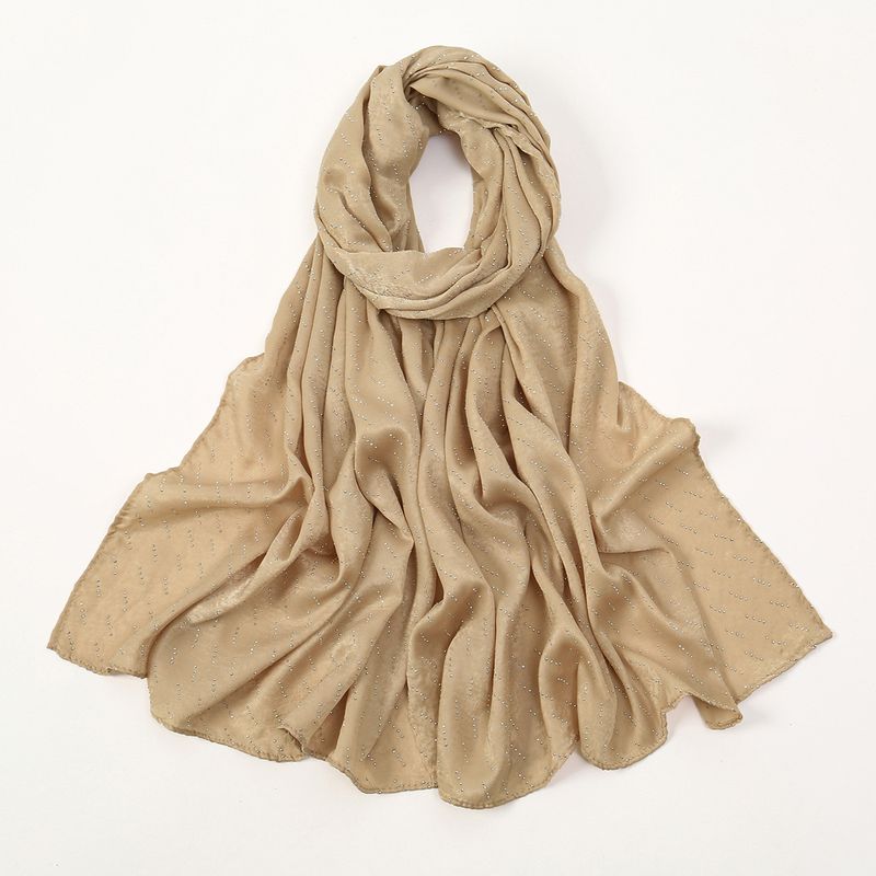 Beliebter, neuer Stil: Langer, heiß gesteppter Samtschal für Damen, einfarbig, schlicht und vielseitig, ethnisch inspiriert, atmungsaktiv und hautfreundlich_voghion.com