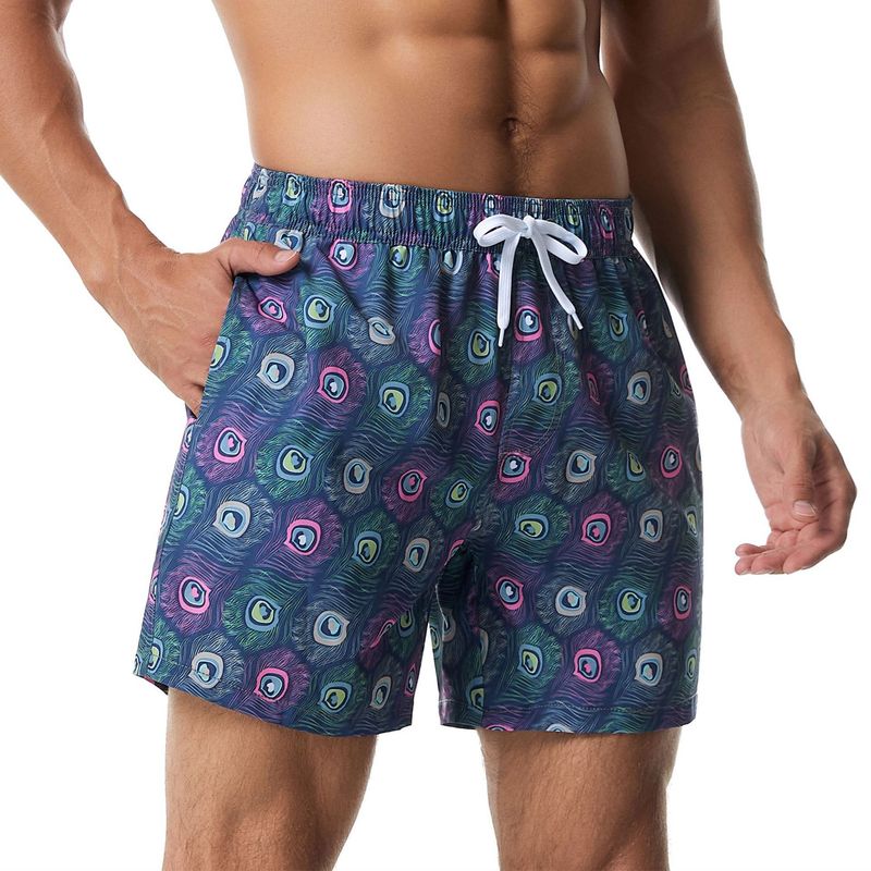 Pantaloni de plajă pentru bărbați 2023, imprimare 3D, comerț exterior transfrontalier european și american, pantaloni de plajă de vară, pantaloni de surf cu uscare rapidă_voghion.com