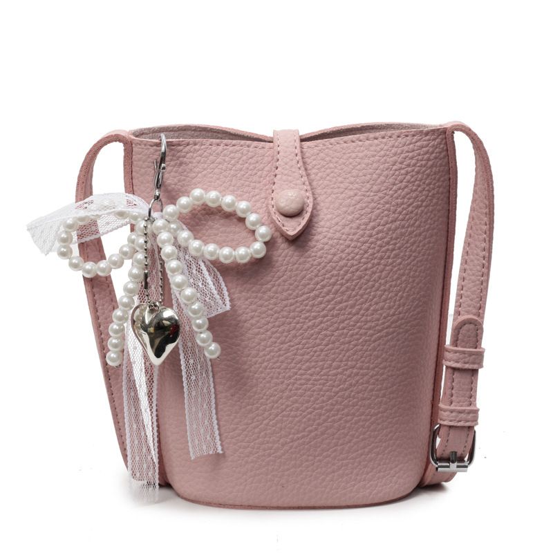 Borsa a tracolla alla moda in stile coreano per donna, estate 2025, nuova borsa a secchiello casual, semplice ed elegante_voghion.com