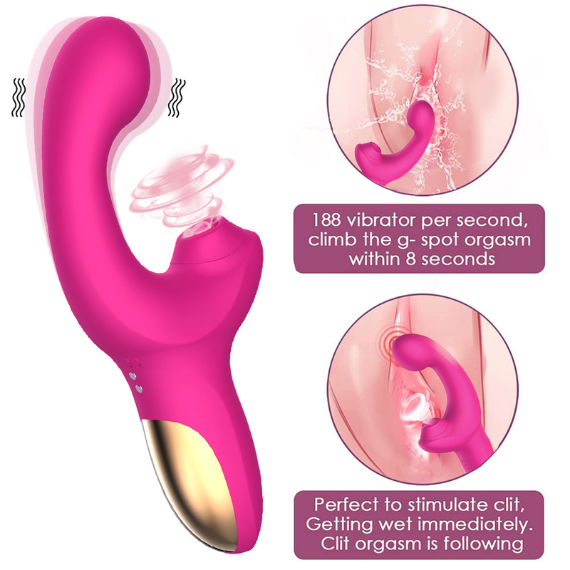 Seks untuk Produk Wanita Stimulator Klitoris Dapat Diisi Ulang Alat Pengisap Klitoris dengan 10 Mode Kuat_voghion.com