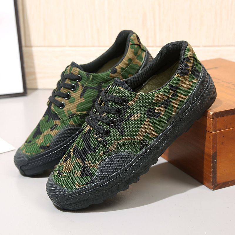 Scarpe da lavoro Euro Step a doppio strato, per cantieri edili, terreni agricoli, addestramento militare, scarpe basse con suola in gomma._voghion.com
