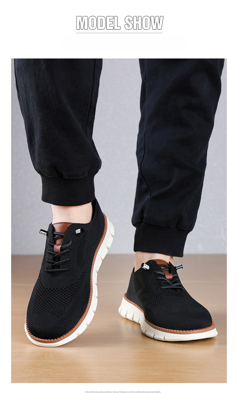 Herren Freizeitschuhe Schnürschuhe Leichte Bequeme Fahrschuhe Flats Herren Outdoor Oxfords Schuh_voghion.com