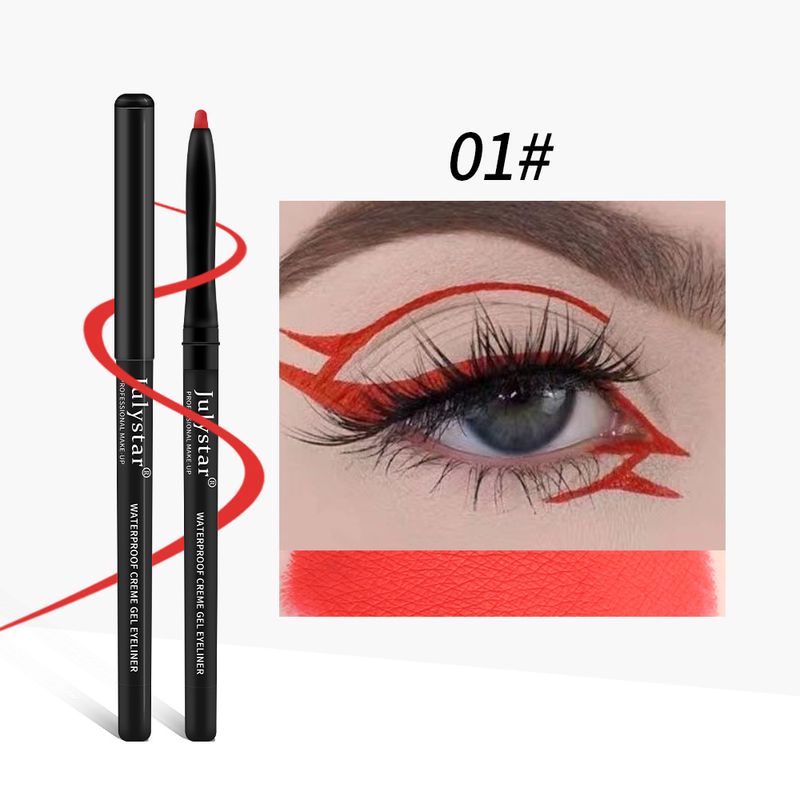 Julystar color gel waterproof and oil proof pen durable eyeliner_voghion.com