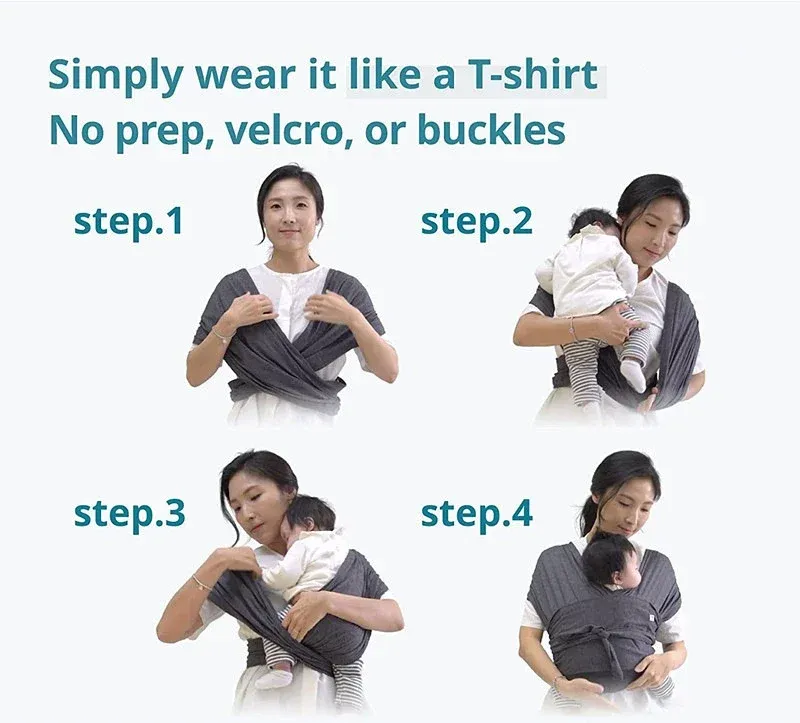 Bērnu pārvadātājs Ergonomisks gurnu sēdekļa pārvadātājs priekšpusē vērsts Ķengurs Zīdaiņu ietīšanas turētājs zīdaiņa siksniņam zīdaiņa gurnu sēdekļa viduklim Mazuļa aprīkojums_voghion.com
