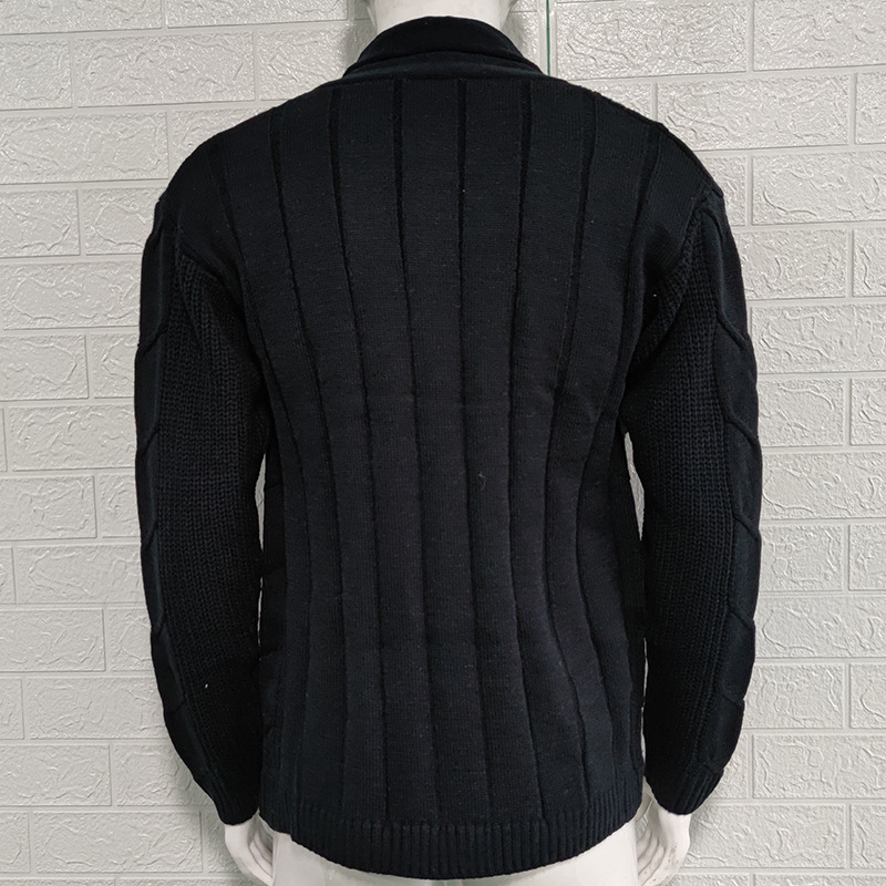 Herrtröja Cardigan herr höst och vinter tröja tröja kappa_voghion.com