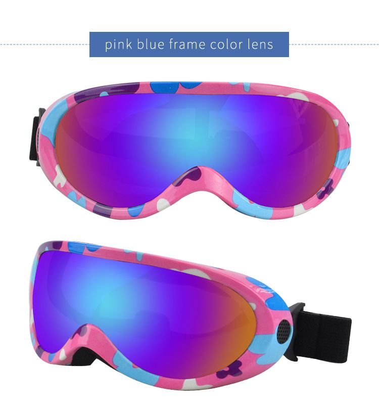Adult single-layer ski with REVO coating for UV protection and snow blind skiing goggles_voghion.com