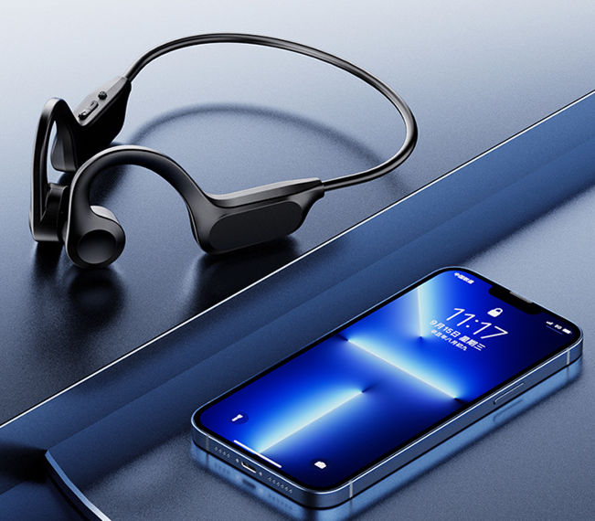 X7 Bone Conduction Bluetooth Earphones Digital Display Ear-hook Non-in-ear Painless Noise Reduction Long Battery Life_voghion.com