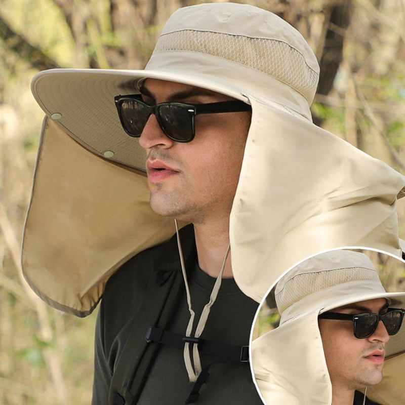 Hot Sale Solar with Neck Flap USB Rechargeable UV Protection Dual Cooling Fan Fishing Foldable Men Women Fisherman Sun Hat_voghion.com