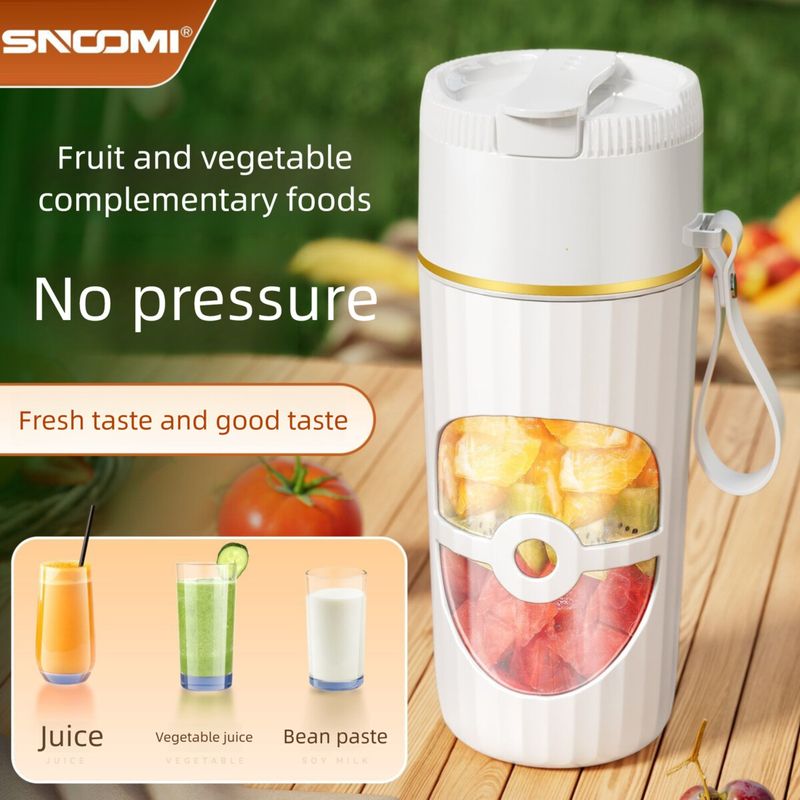 Almanya Yeni Taşınabilir Şarj Edilebilir Küçük Ev Tipi Çok Fonksiyonlu Mini Meyve Sıkacağı Bardağı_voghion.com