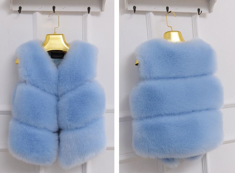 Women's Clothing Faux Fur Vest Winter Warm Faux Leather Sleeveless Jacket Casual Streetwear Coat_voghion.com