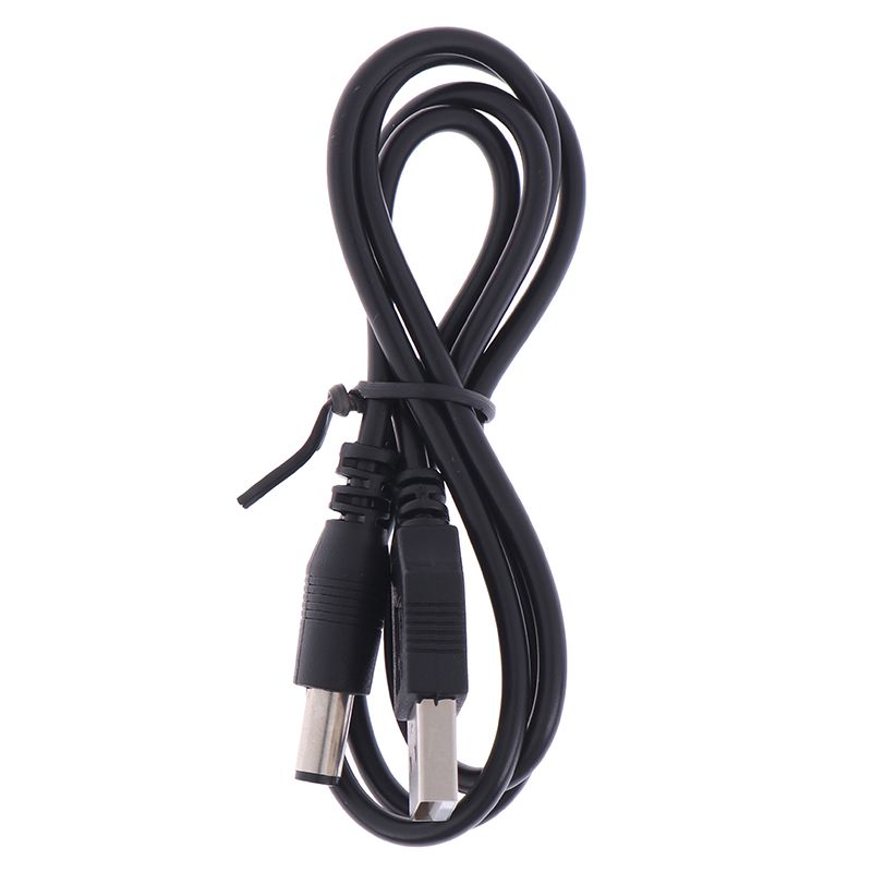 1 stk. 5V lader strøm til DC 5,5 mm plugg USB strømkabel for MP3/MP4-spiller_voghion.com