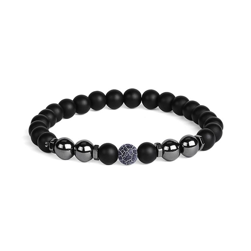 Braccialetto con perline e cavigliera magnetica in pietra opaca colorata, moda classica e di vendita calda_voghion.com