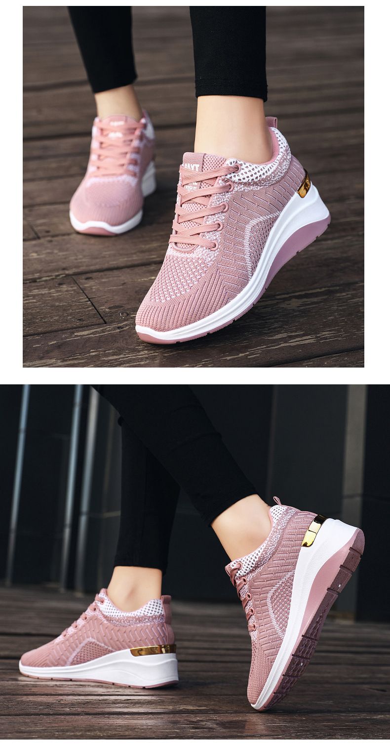 Damenschuhe im neuen Stil, die die Innenhöhe erhöhen, Damenschuhe mit dicken Sohlen, atmungsaktive Freizeitsportschuhe für Damen_voghion.com