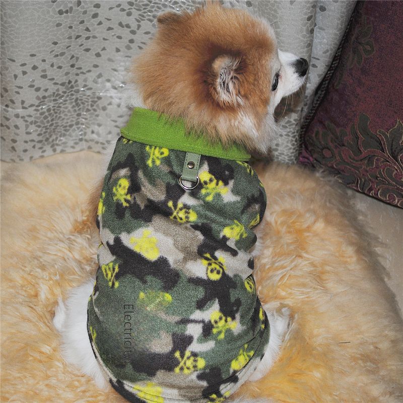 Abbigliamento per animali domestici diretto dalla fabbrica, per cani, autunno e inverno, in pile polare, fibbia di trazione, 27 colori brevettati, saranno oggetto di indagine_voghion.com