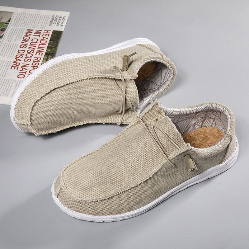New Oversized Canvas Loafers, Ultra Light Sailing Flat Bottomed Casual Men's Hoodie Shoes, Hot Selling_voghion.com