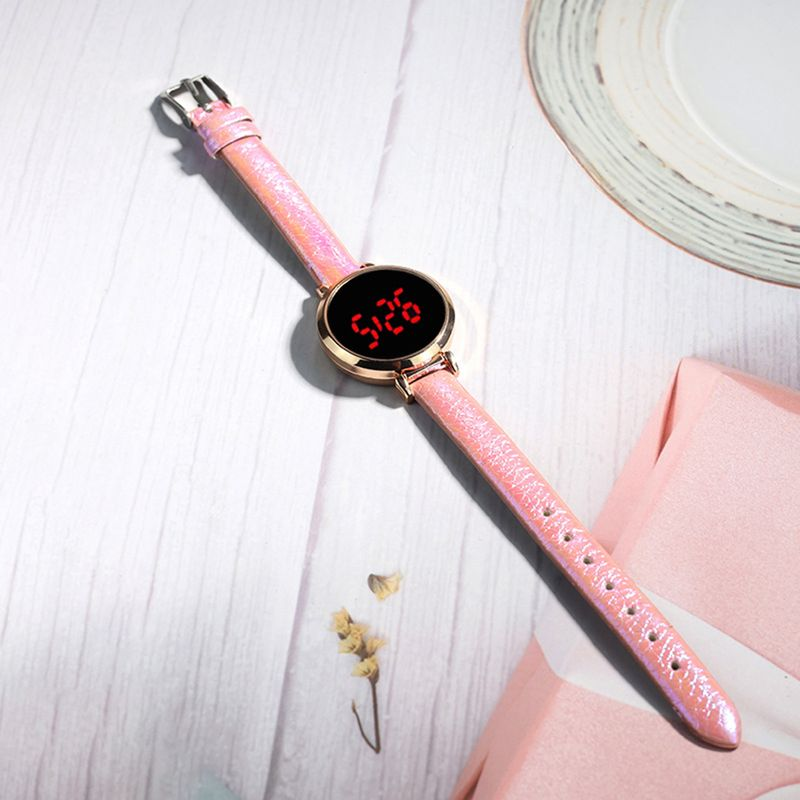 Xinweiqing Multifunctional Life Display Fashionable Women Round LED Digital Watch for Daily Wear_voghion.com