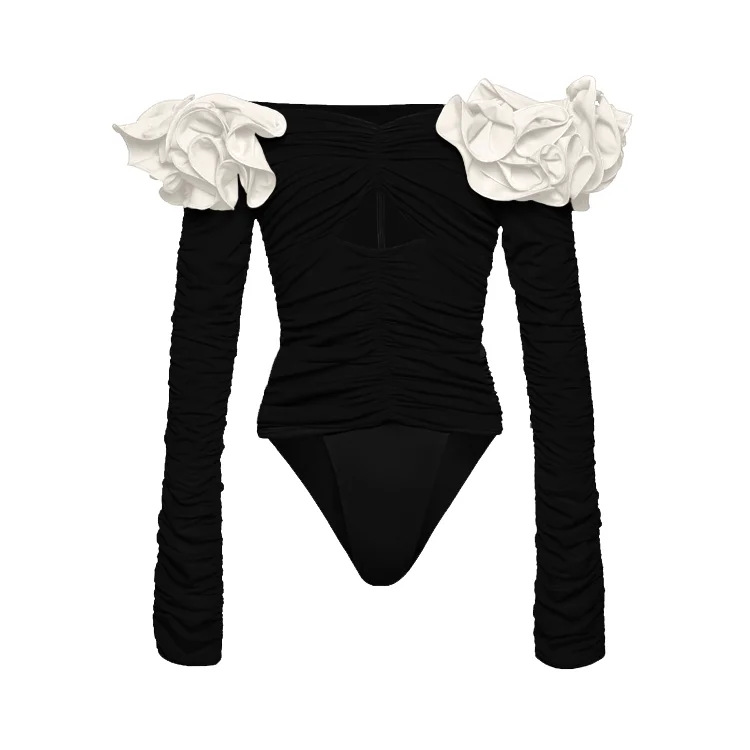 Maillot de bain taille haute mode femme_voghion.com