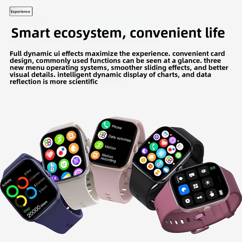 Q32 Heart Rate Pressure Blood Oxygen Sleep Music Multi-Sport Women's Cycle Waterproof Bluetooth Call Smart Watch_voghion.com