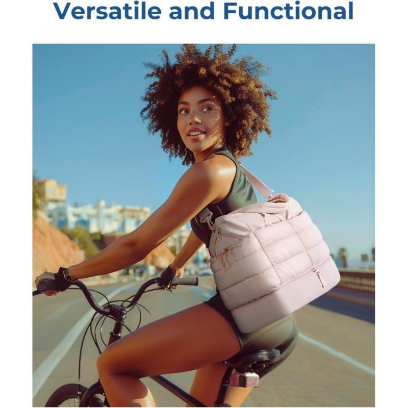 Functional Bags Spot New Large Portable Folding Women's Lage Outdoor Fiess Multi Function Overnight Travel Bag_voghion.com