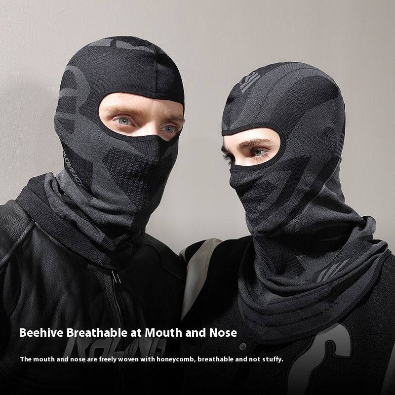 Winter Motorcycle Riding Headgear Windproof Face Mask Outdoor Motorcycle Riding Helmet Inner Liner Cap Cold Resistant And Warm_voghion.com