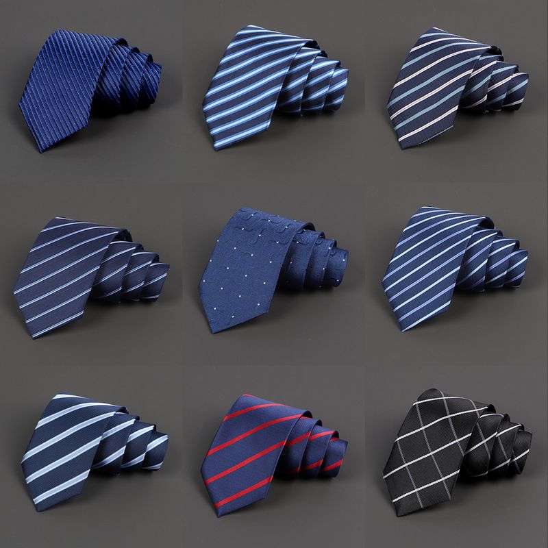 New Men's Business Casual Jacquard Embroidered Formal Wedding High-end Custom Hand-tied Tie For Men_voghion.com