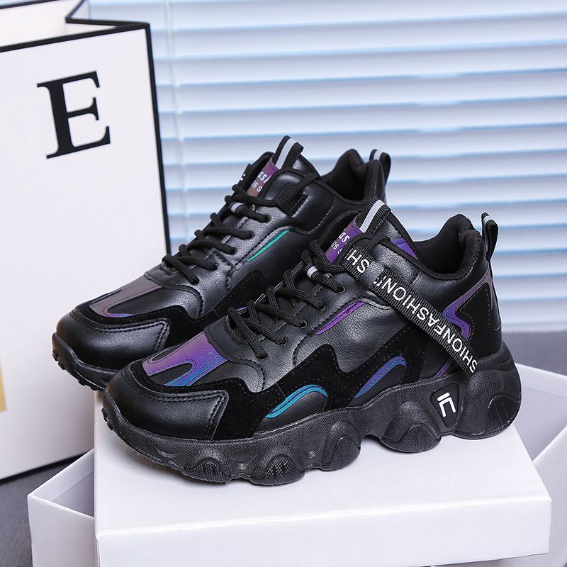Papà spesso per autunno inverno, nuove scarpe da donna alla moda con suola morbida per bambini, sport versatili e tempo libero_voghion.com