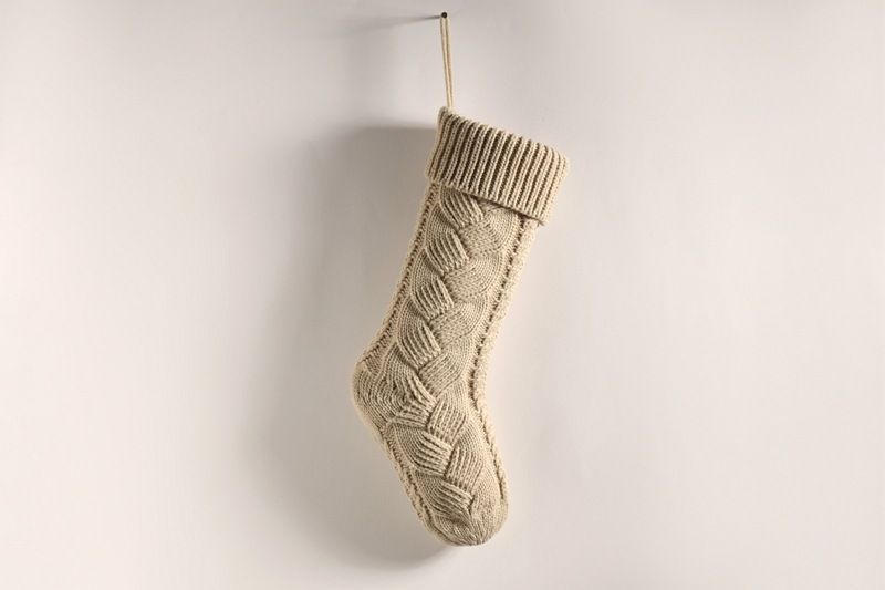 Knitted Christmas socks, yarn gift candy decoration bags, large banquet woven hanging accessories, socks and supplies_voghion.com