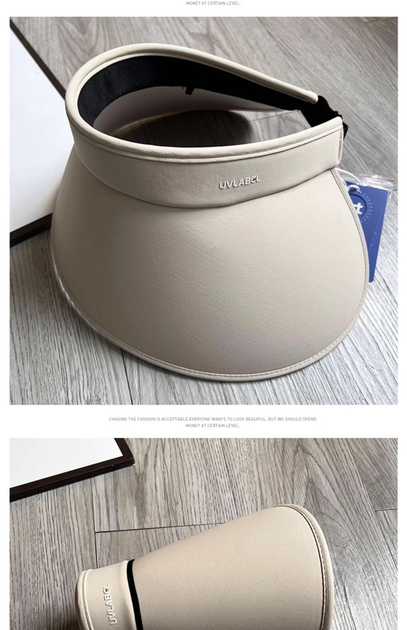 Surrounding empty for children 2024 new foldable outdoor cycling large eave no top sun hat_voghion.com