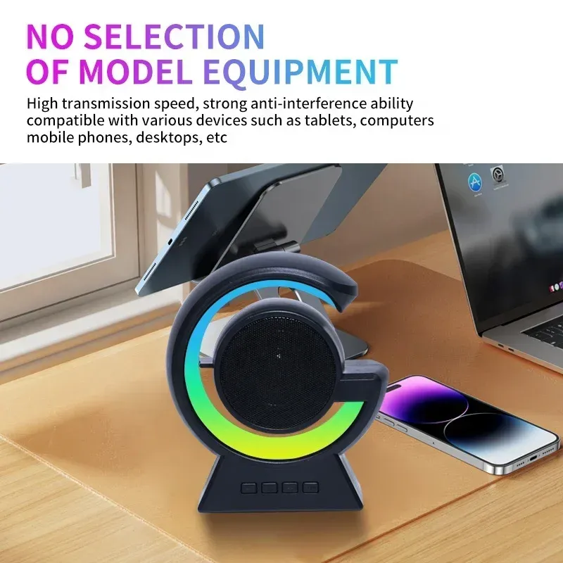 Bluetooth Speakers 3D Stereo Surround Sound Column Beautifully Designed Color Bluetooth Speaker Good For Hiking_voghion.com