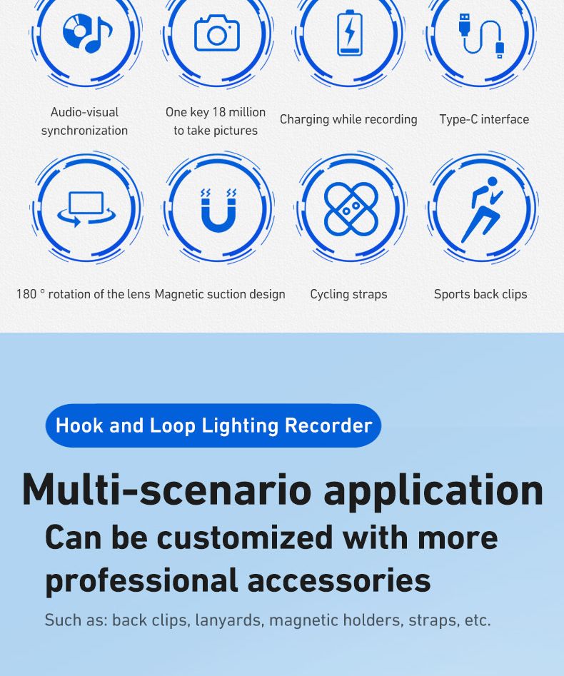 New Outdoor Lighting, Sports Fishing Camera, Motorcycle Riding Recorder, 2K HD Helmet_voghion.com
