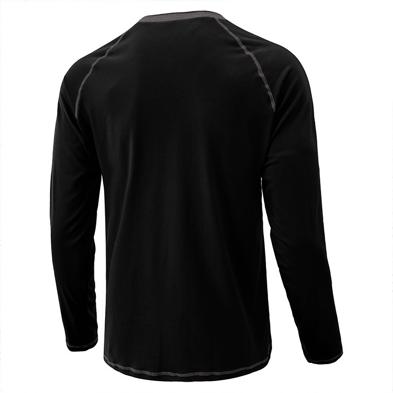 Autumn/Winter Henry Men's Long Sleeved T-shirt Outdoor Bottom Shirt Speed_voghion.com