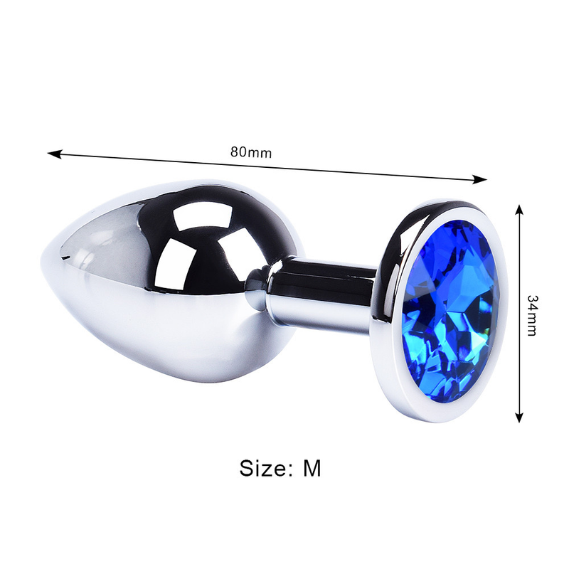 Plug anal Sex Toys Mini forme ronde en métal inoxydable lisse en acier inoxydable petite queue gode femelle mâle intime_voghion.com