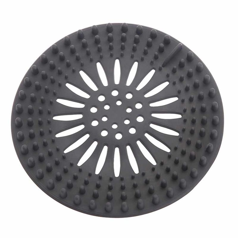 12-teiliges Set: Abflussfilter für Waschbecken, Dusche und Badewanne, Silikonstopfen, Haarfänger, universeller Bodenfilter für Badezimmer_voghion.com