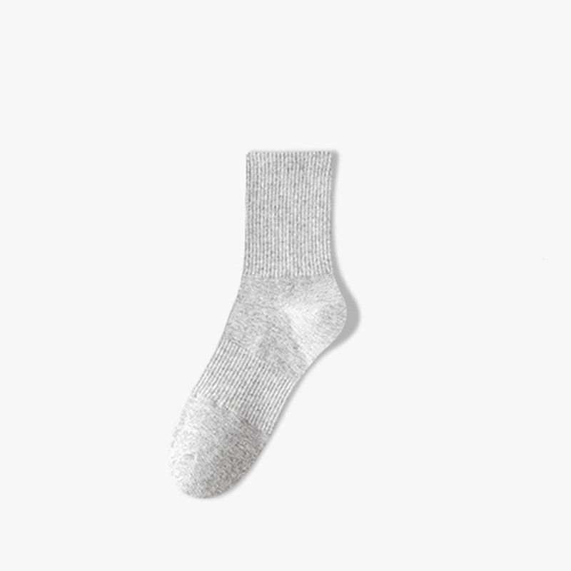 2025e Men's Deodorant Sweat-Absorbing Spring Cotton Sports Mid-Calf Thin Solid Color Short Summer Women's Boat Socks_voghion.com