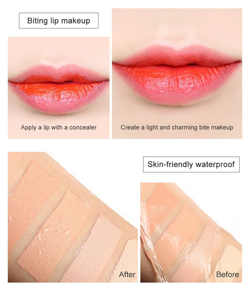 Eye Shadow POPFEEL 3D Concealer Highlighter Stick Pearlescent Contouring Brightening Cream Concealer Stick Makeup_voghion.com