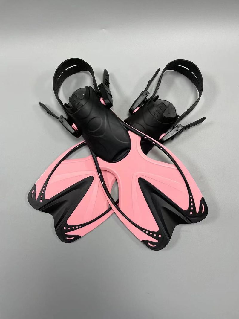 Justerbar lång dykutrustning för vuxna/simträning för barn professionell snorkel Sambao en fena_voghion.com