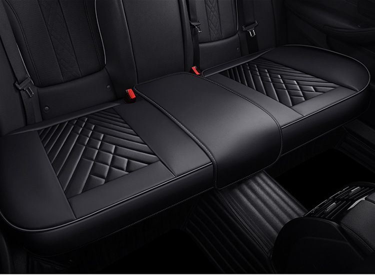 Car seat cushion four seasons general breathable seat cushion new non-slip three-piece set single-seat Nappa leather fully surrounded_voghion.com