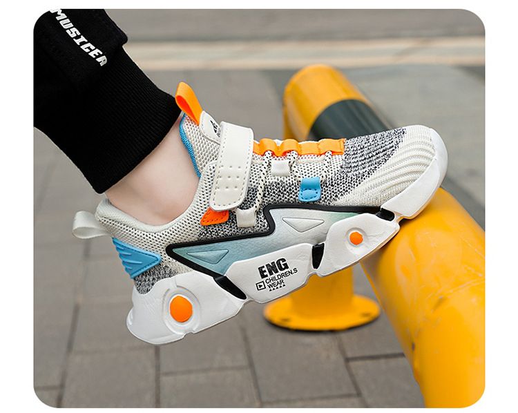Kinderschuhe Mädchen Sportschuhe Trendy Schuhe 2024 Frühjahr und Herbst Neue Jungen Leichte Laufschuhe mit weicher Sohle für mittlere und große Kinder_voghion.com