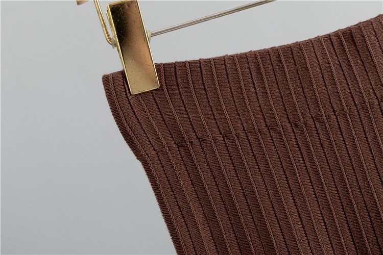 Ženska oblačila, oprijet kroj, krilo, pulover, tridelni komplet za ženske, pomlad in jesen, nov telovnik, pleteni kardigan, komplet_voghion.com