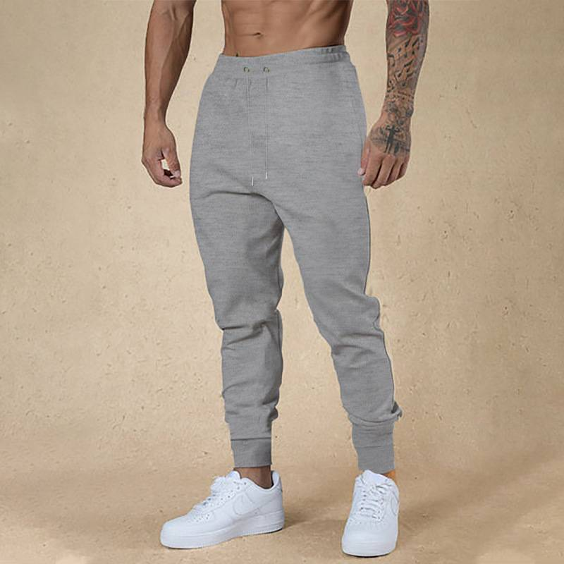 Frühling und Sommer neue heiße verkaufende Jogginghose Herren Kleid Füße Fitness Hose Casual Jogginghose Männer_voghion.com