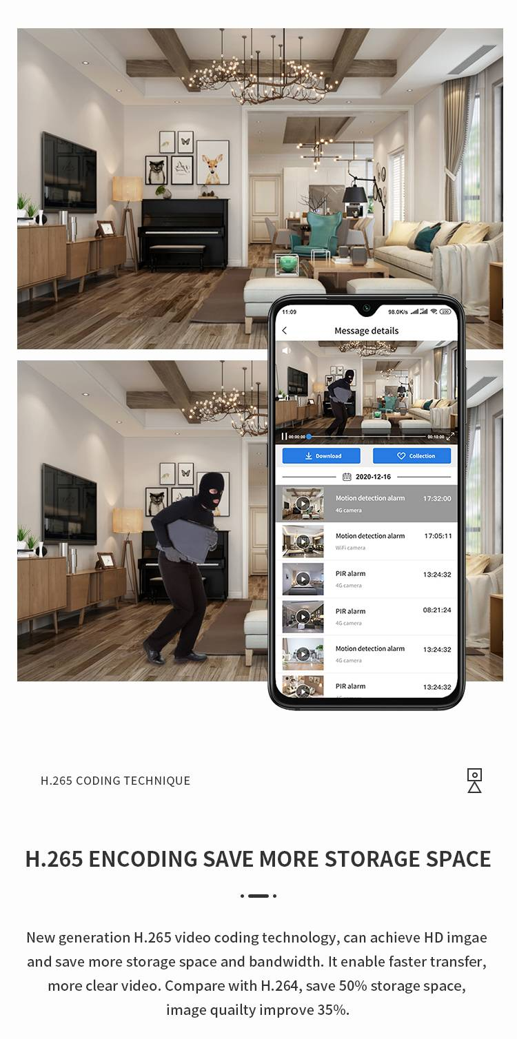 Micro Surveillance Camera, 2.4GHz Wireless WiFi Security Camera, 1080p Night Vision Home Security, Motion Sensor Detection, Two-way Voice Calls_voghion.com