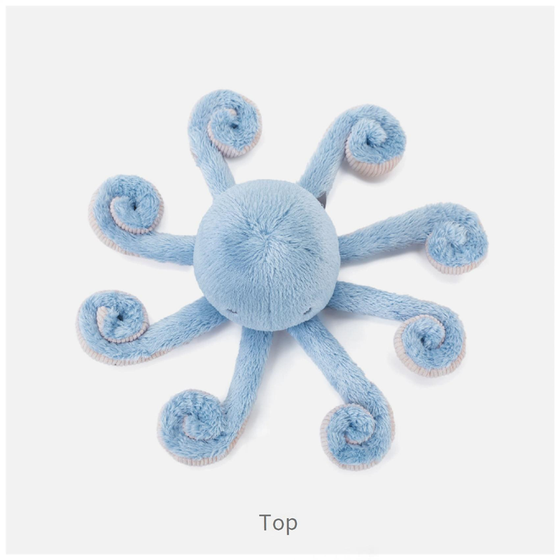 Stuffed Animals Blue Octopus Plush Toy Sleeping Comfort Doll Cute Octopus Doll Underwater Creature Squid Toy_voghion.com