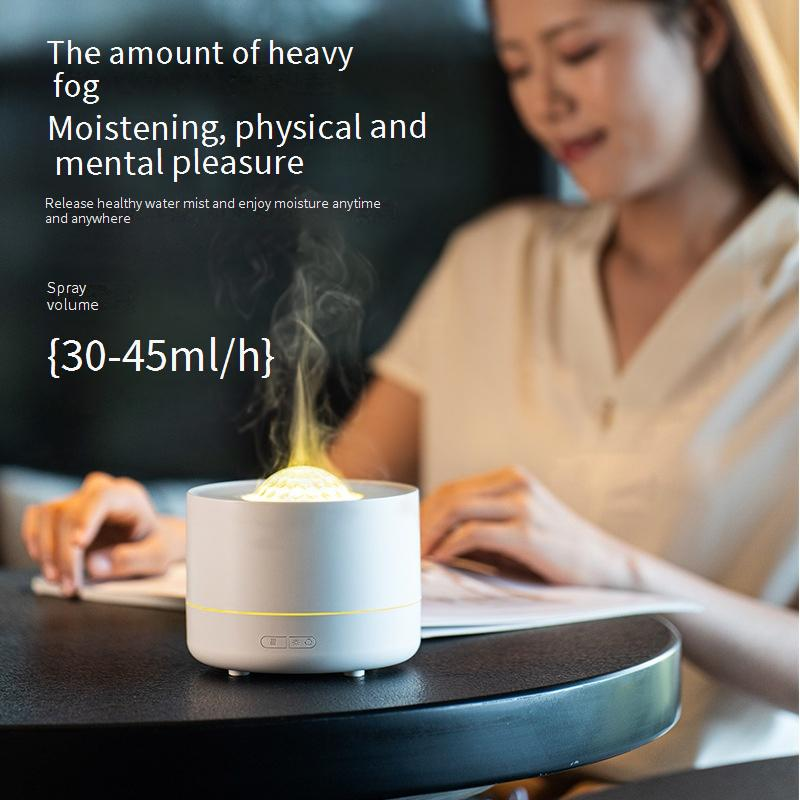 Sternennacht-Projektionsluftbefeuchter mit 7-Farben-LED und Aromatherapie – Leiser Desktop-Luftbefeuchter für Zuhause, Büro, Geschenk_voghion.com