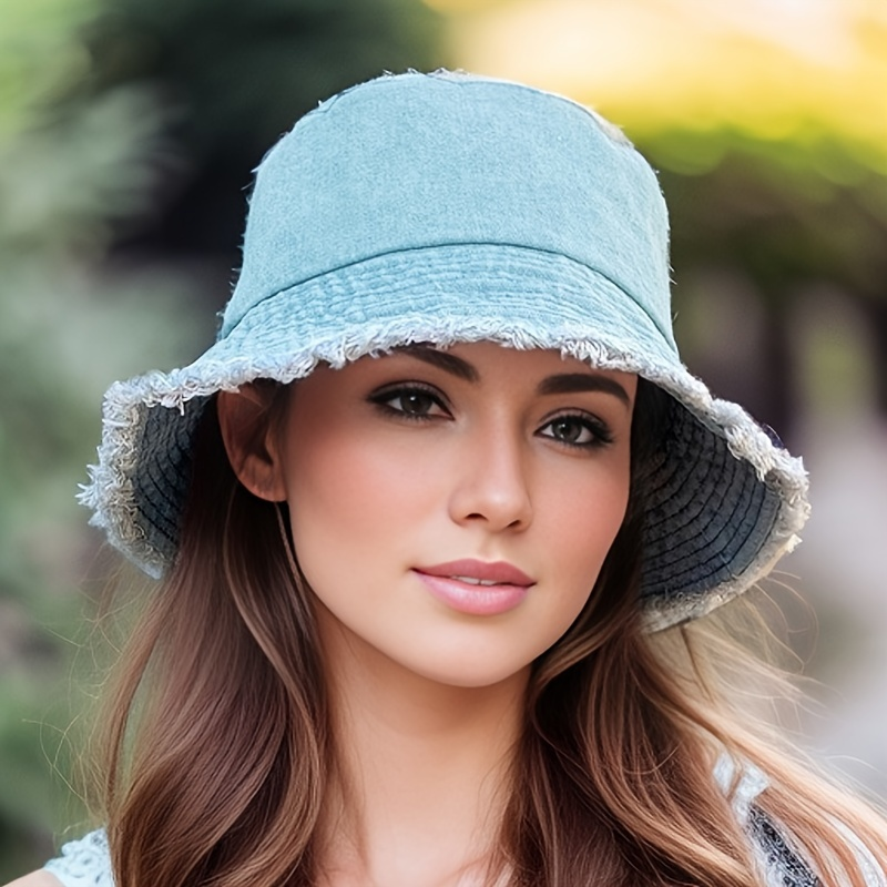 1pc 2024 New Spring/Summer Fisherman Hat, Sun Hat, Casual And Fashionable, Suitable For Travel, Protects Against Uv Rays_voghion.com