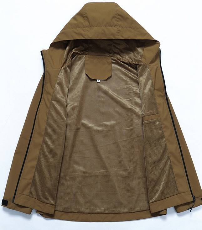 Unisex Lightweight Waterproof Windbreaker Jacket For Hiking & Outdoor Activities - Breathable, Durable & All-Season Wear (Multiple Colors)_voghion.com
